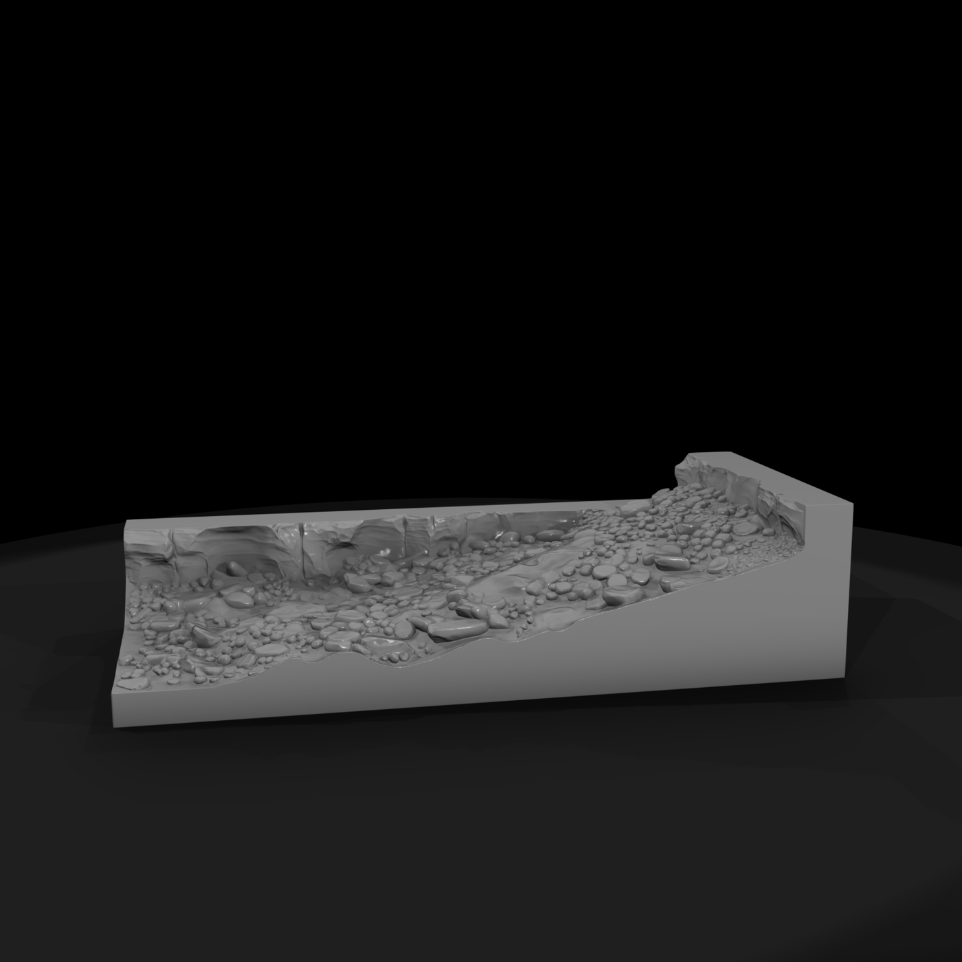 Gravel Riverbed Terrain Tile