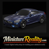 Luxury Sports Coupe — Car miniature, three-quarter view — thumbnail 2