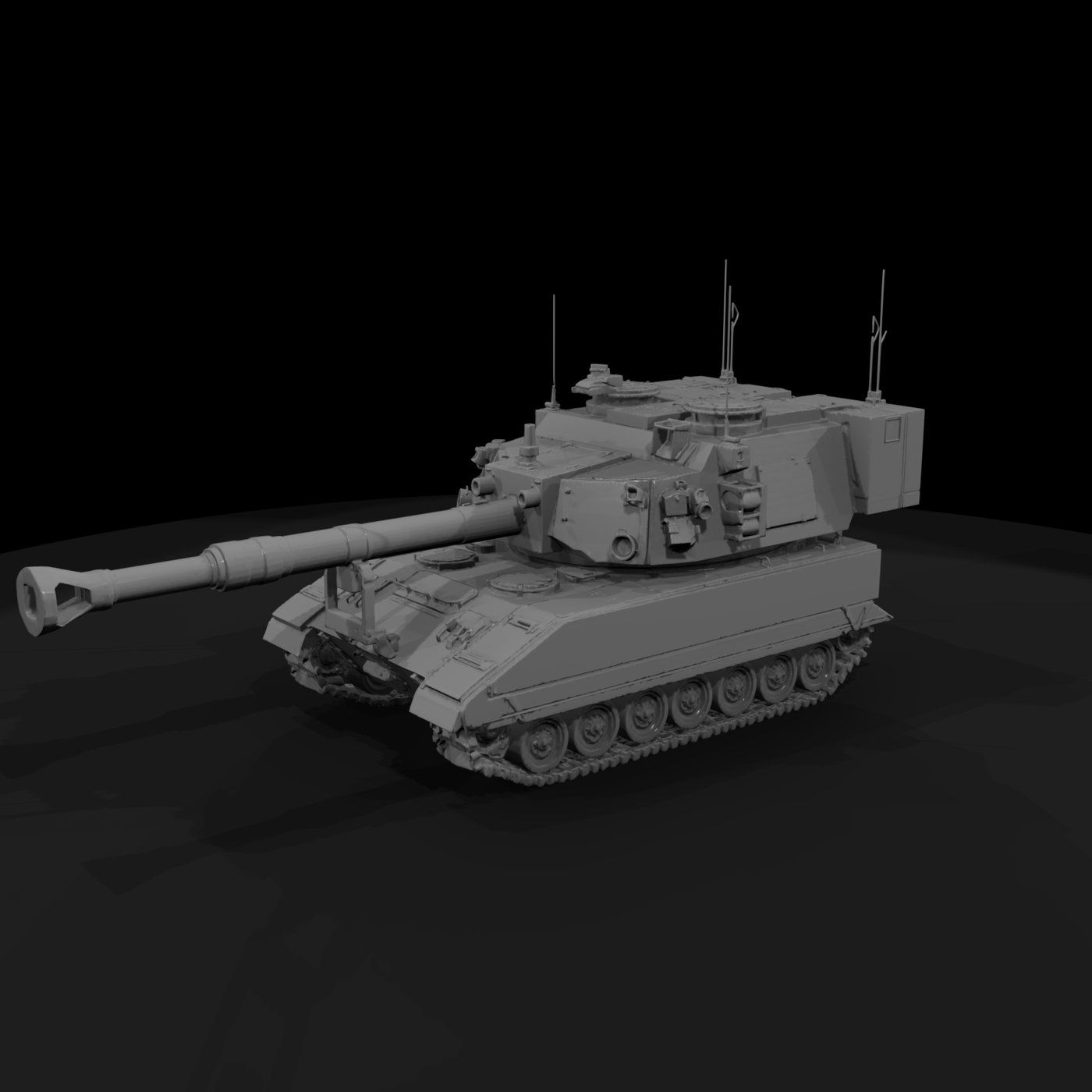 M109 155mm Self-Propelled Howitzer