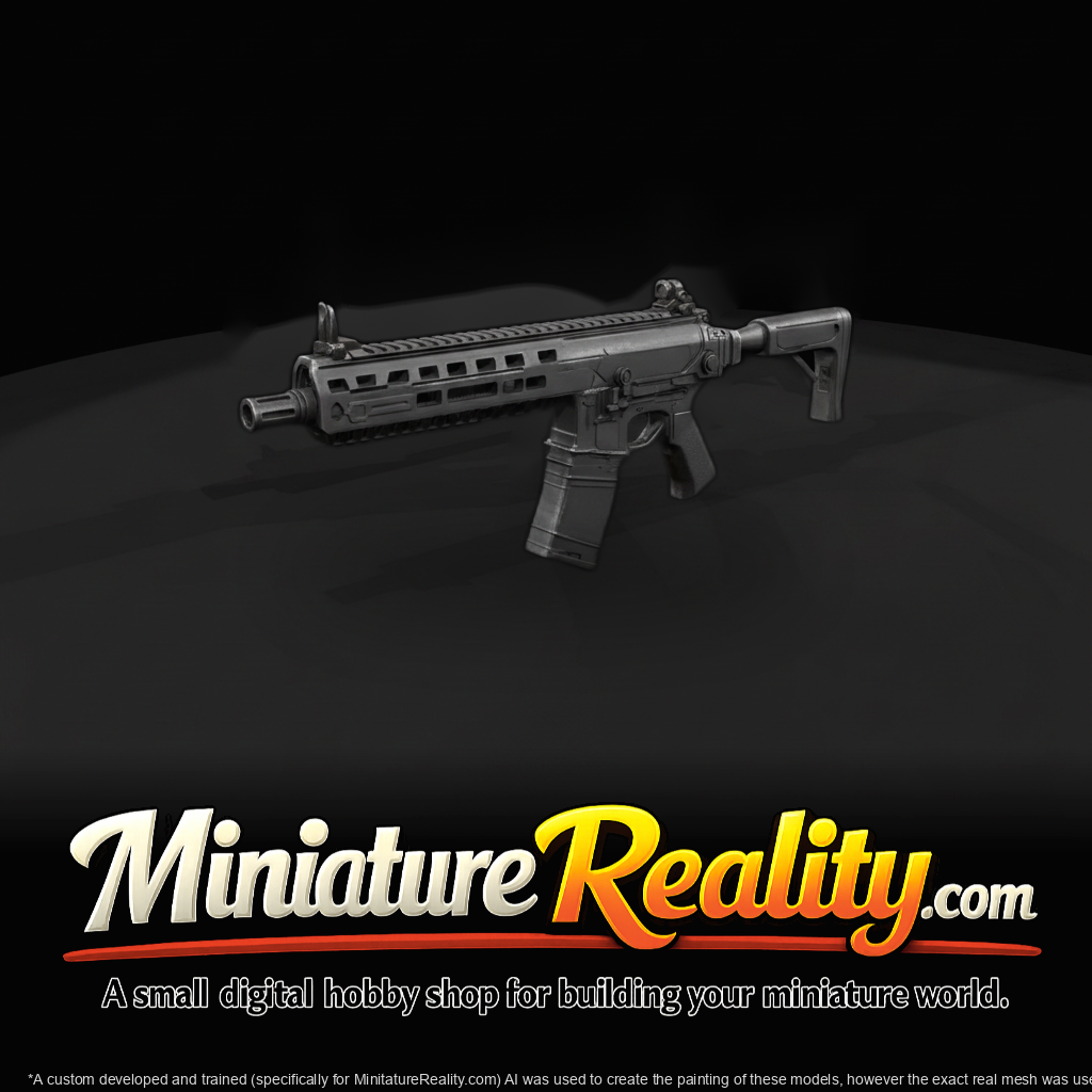 M13 Assault Rifle (3D-printable Miniature)