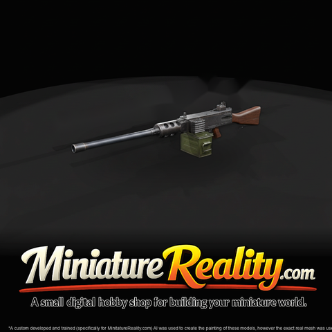M2 Browning .50 Cal Machine Gun Miniature