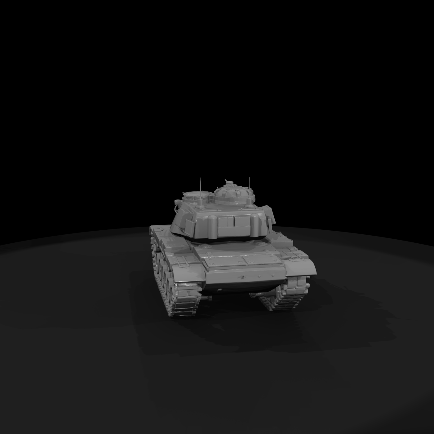 M60A3 Patton Main Battle Tank — 3D‑printable Miniature