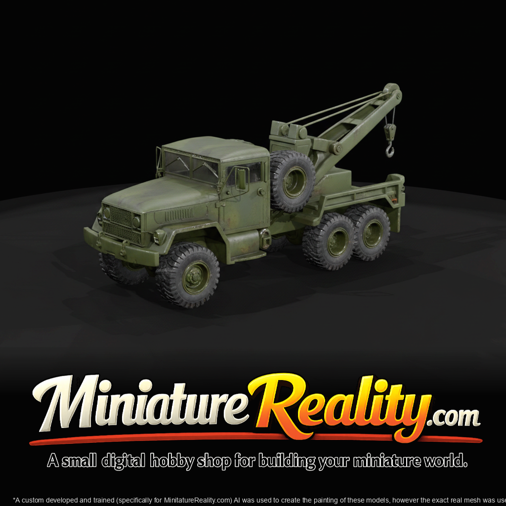 M62 Wrecker Recovery Vehicle Camouflage 002 (estimated)