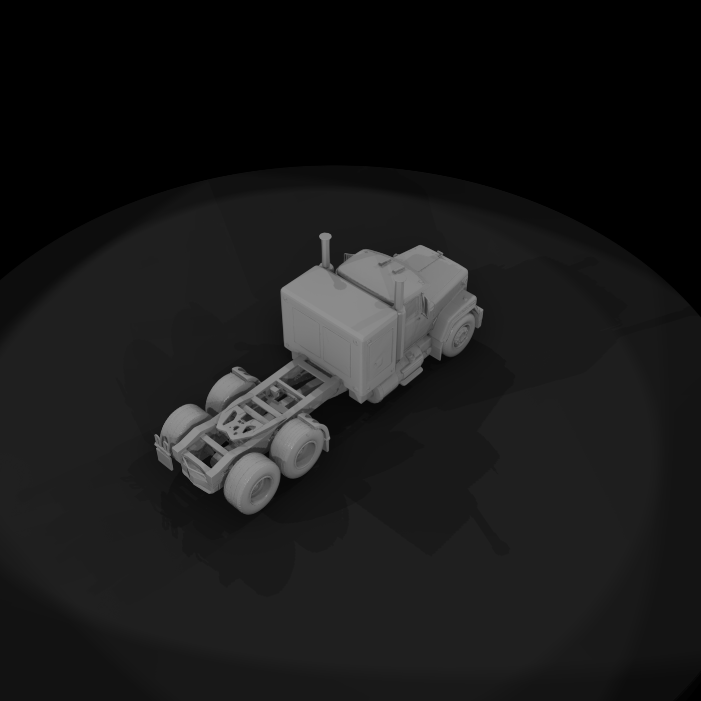 Mack Super-Liner 60 Flatbed Truck