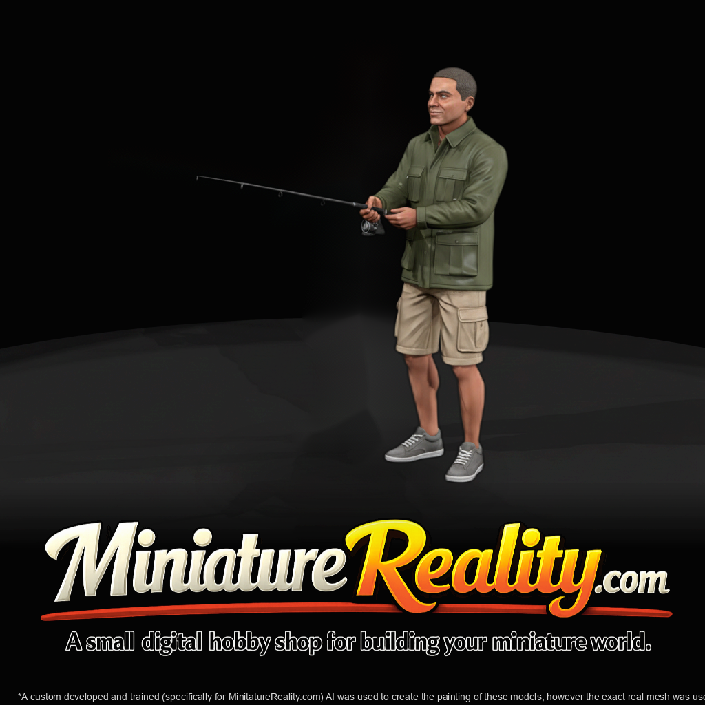 Male Hunter Miniature — Standing Figure