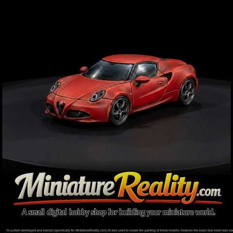 Alfa Romeo 4C Coupe – Diorama Car