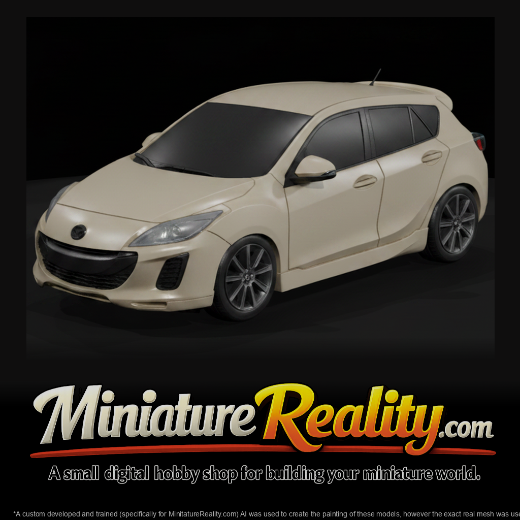 Mazda 3 Hatchback miniature, three-quarter view