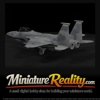 McDonnell Douglas F-15E Strike Eagle miniature, three-quarter view — thumbnail 3