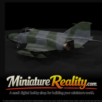 McDonnell Douglas F-4F Phantom miniature, three-quarter view — thumbnail 3