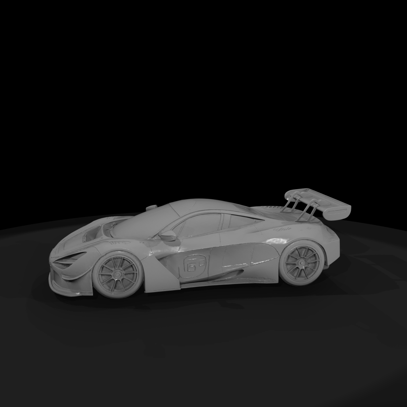 McLaren 720S GT3 (2019) — High‑Detail Miniature with Interior