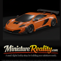 McLaren MP4-12C GT3 miniature, three-quarter view — thumbnail 3