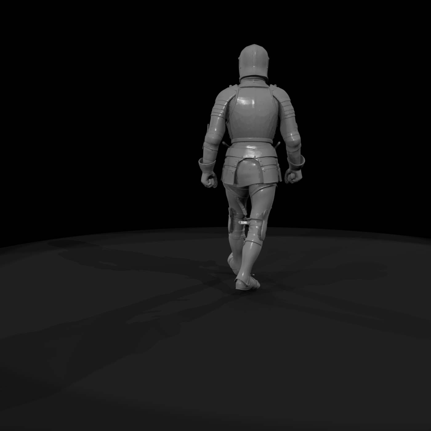 Medieval Armored Knight Miniature Plate Armor