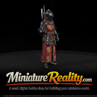 Medieval knight figure, three-quarter view — thumbnail 4