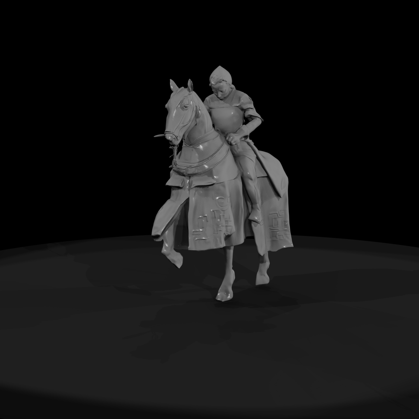 Medieval Mounted Rider