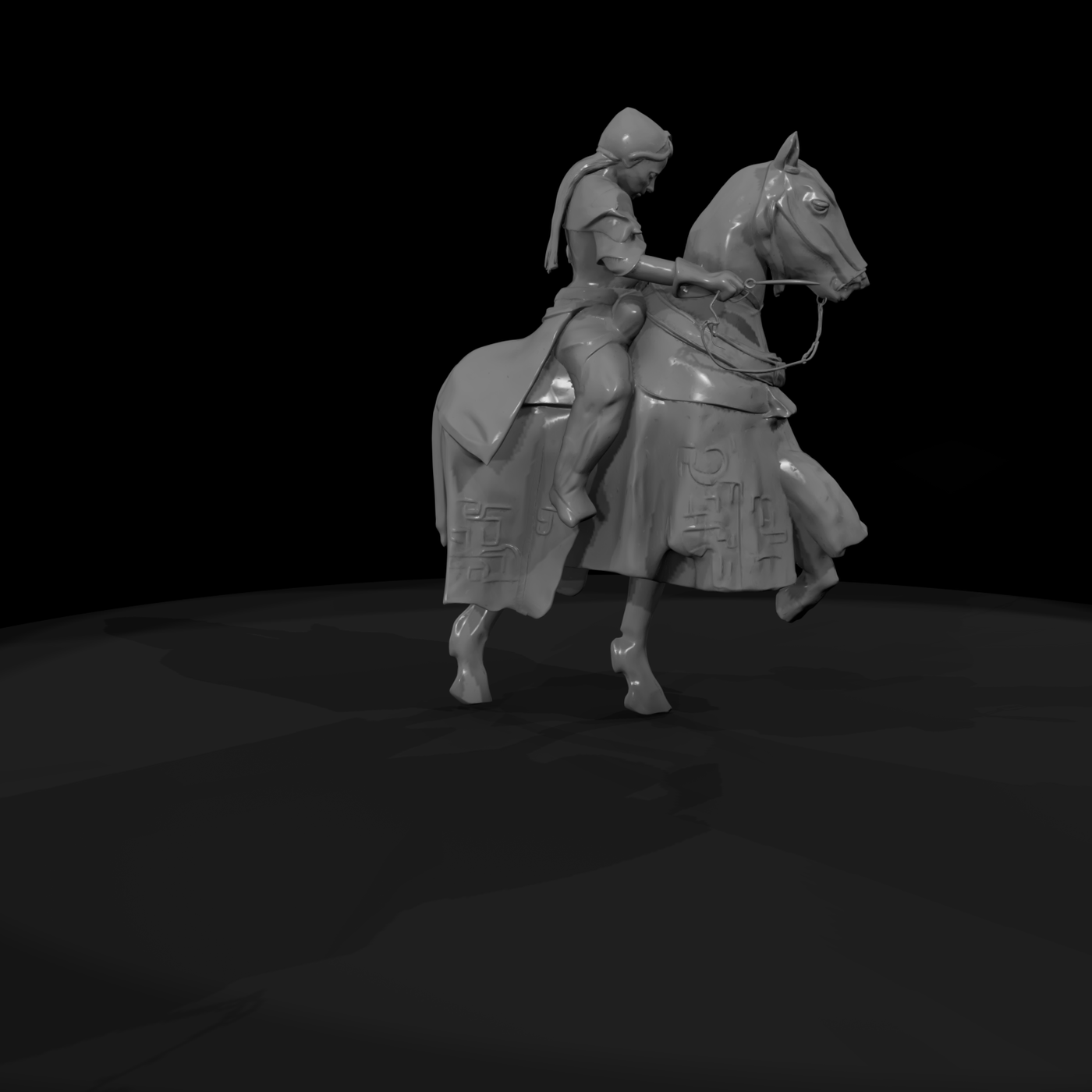 Medieval Mounted Rider