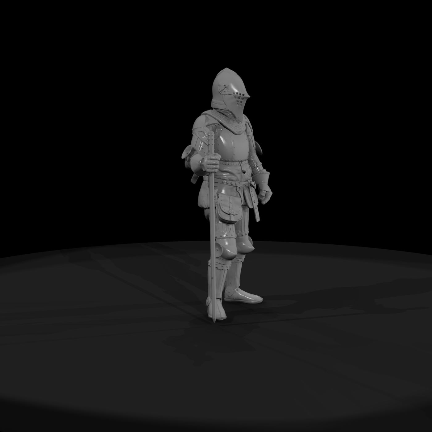Medieval Knight Figure