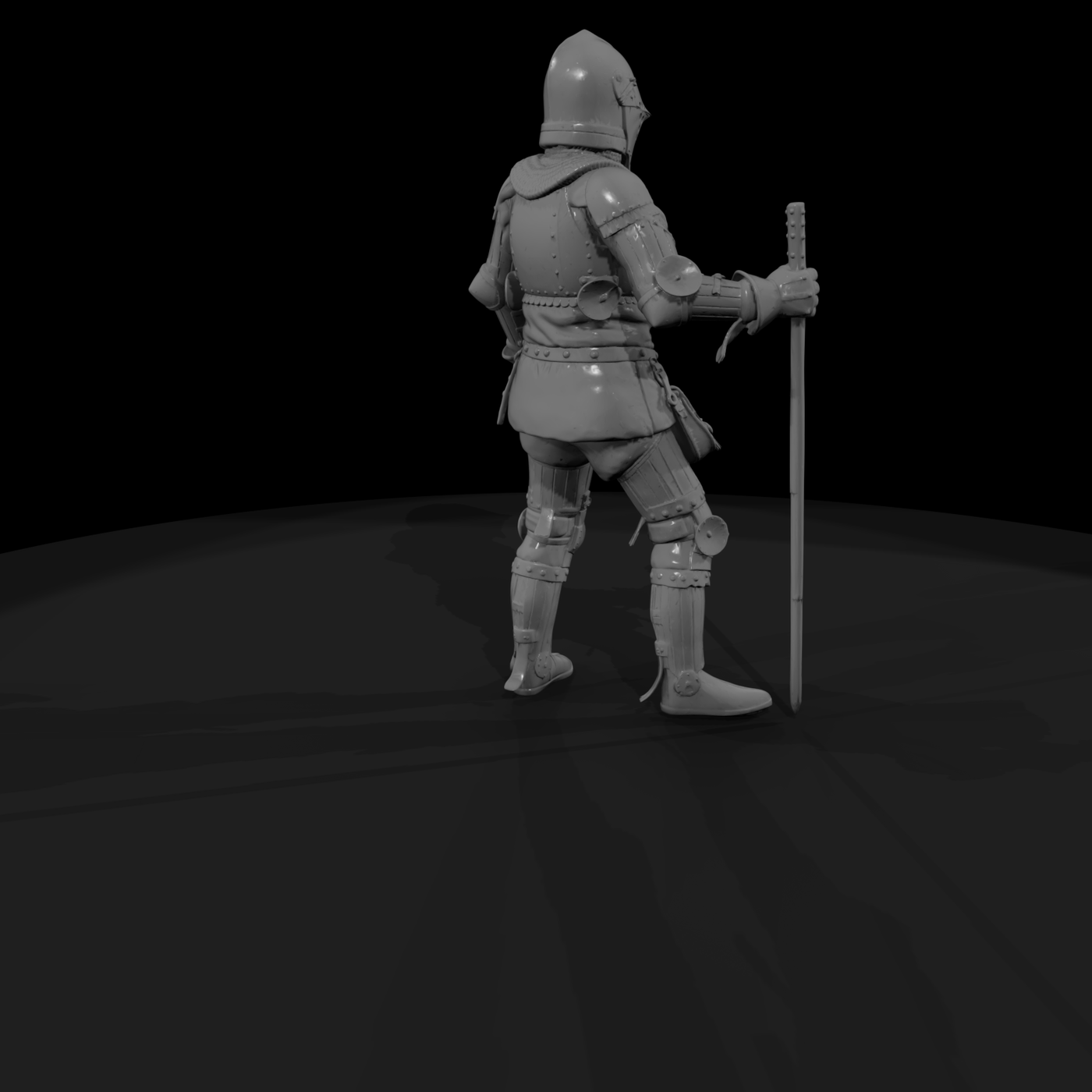 Medieval Knight Figure