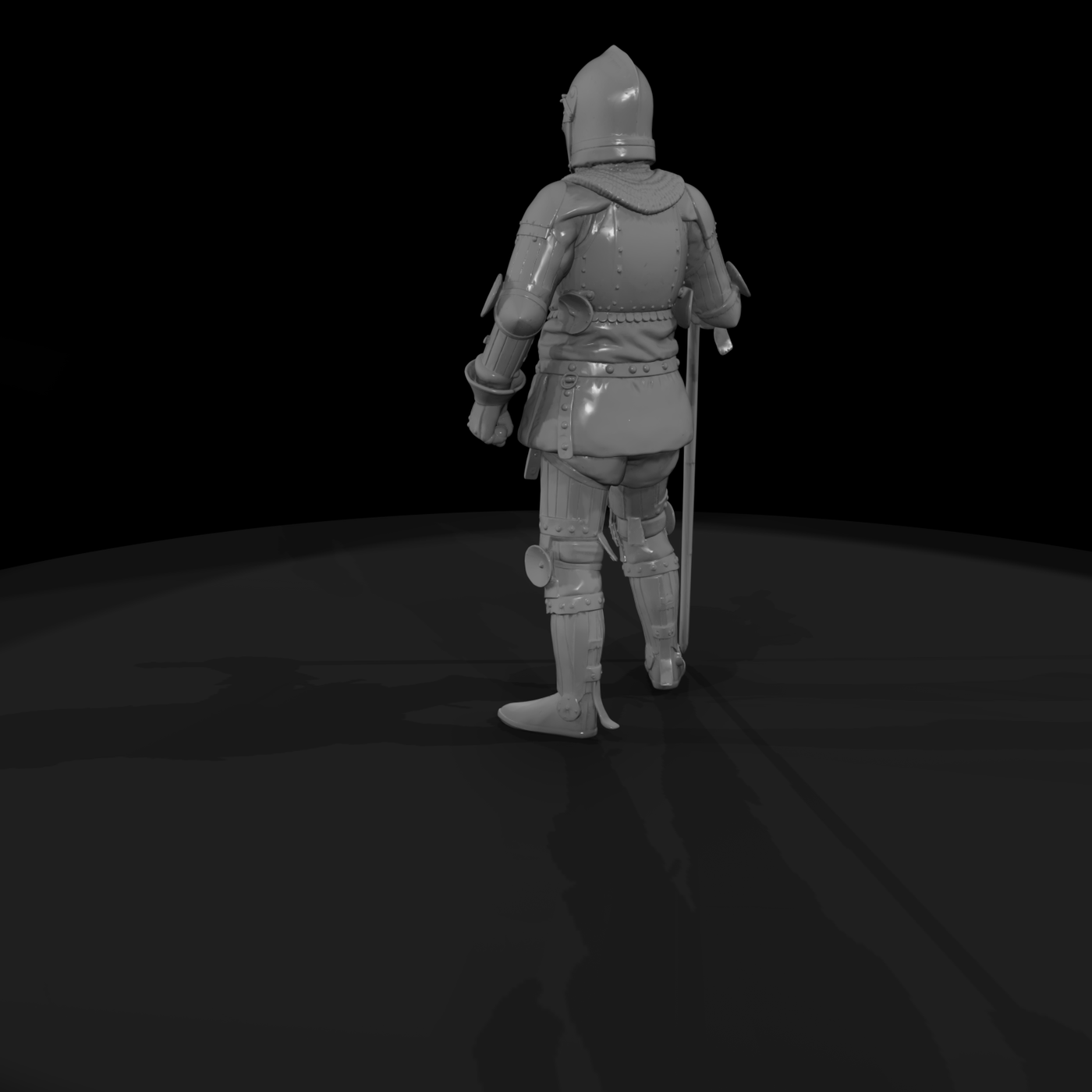 Medieval Knight Figure