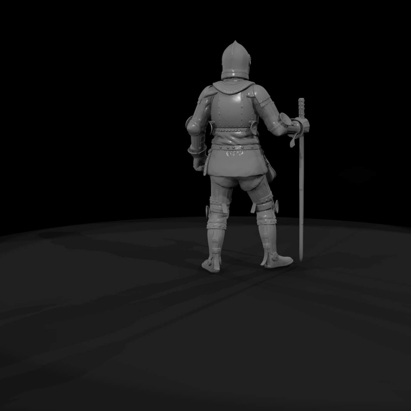 Medieval Knight Figure