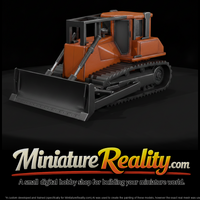 Medium Logging Dozer miniature, three-quarter view — thumbnail 3