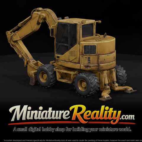 Medium Wheeled Excavator