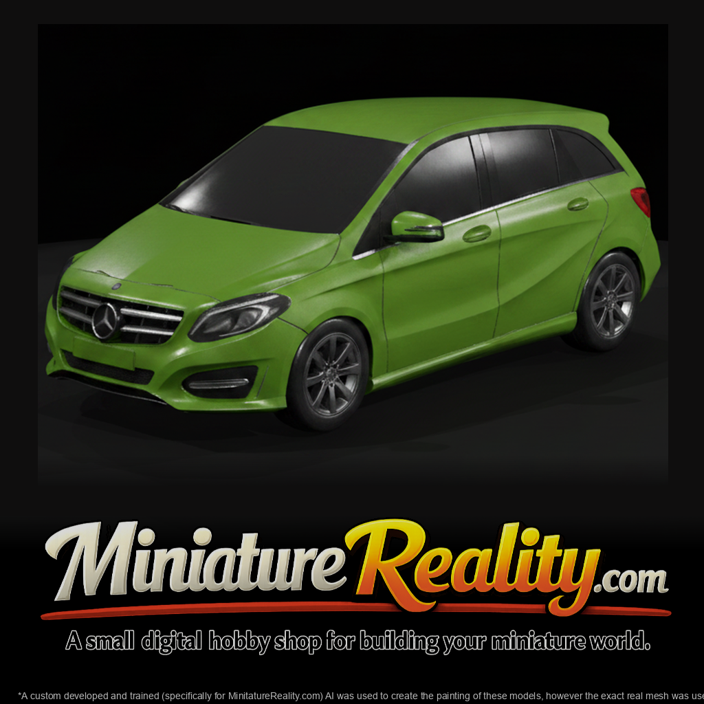 Mercedes-Benz B-Class (2012) miniature, three-quarter view