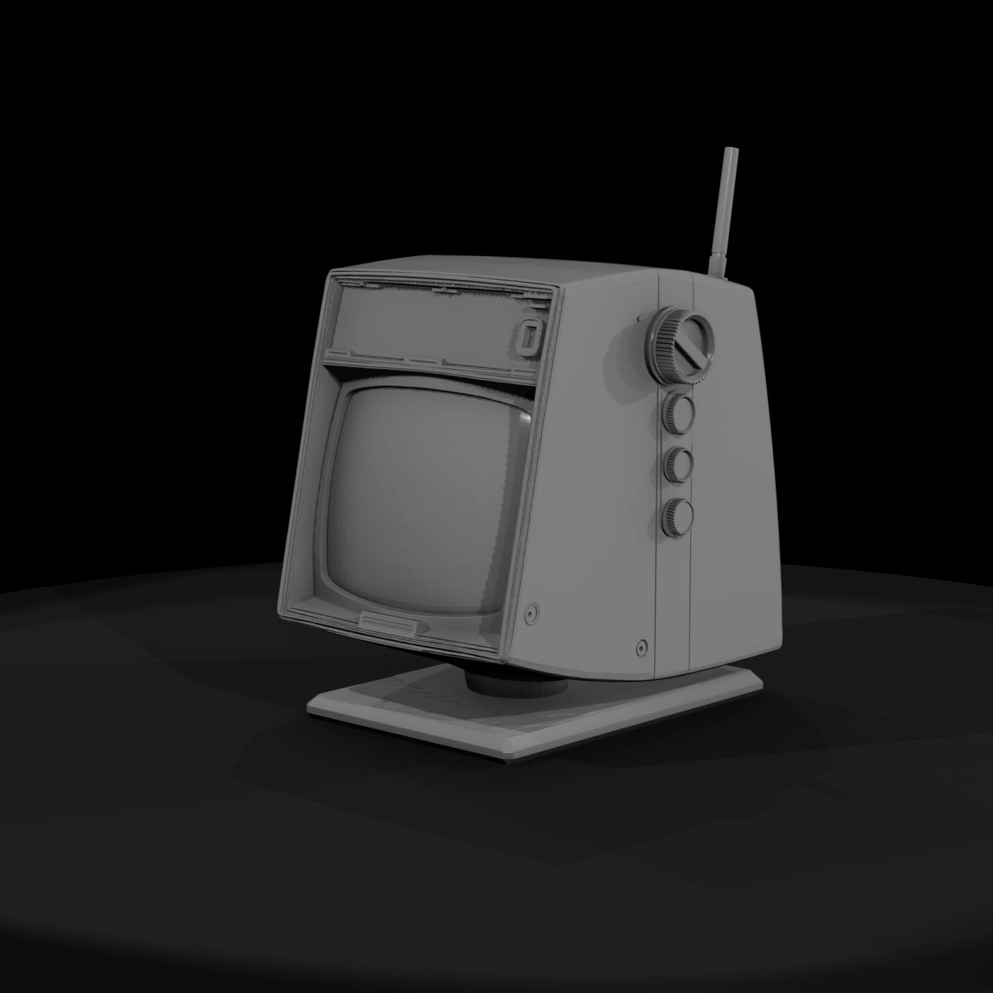 Mid-Century CRT Television