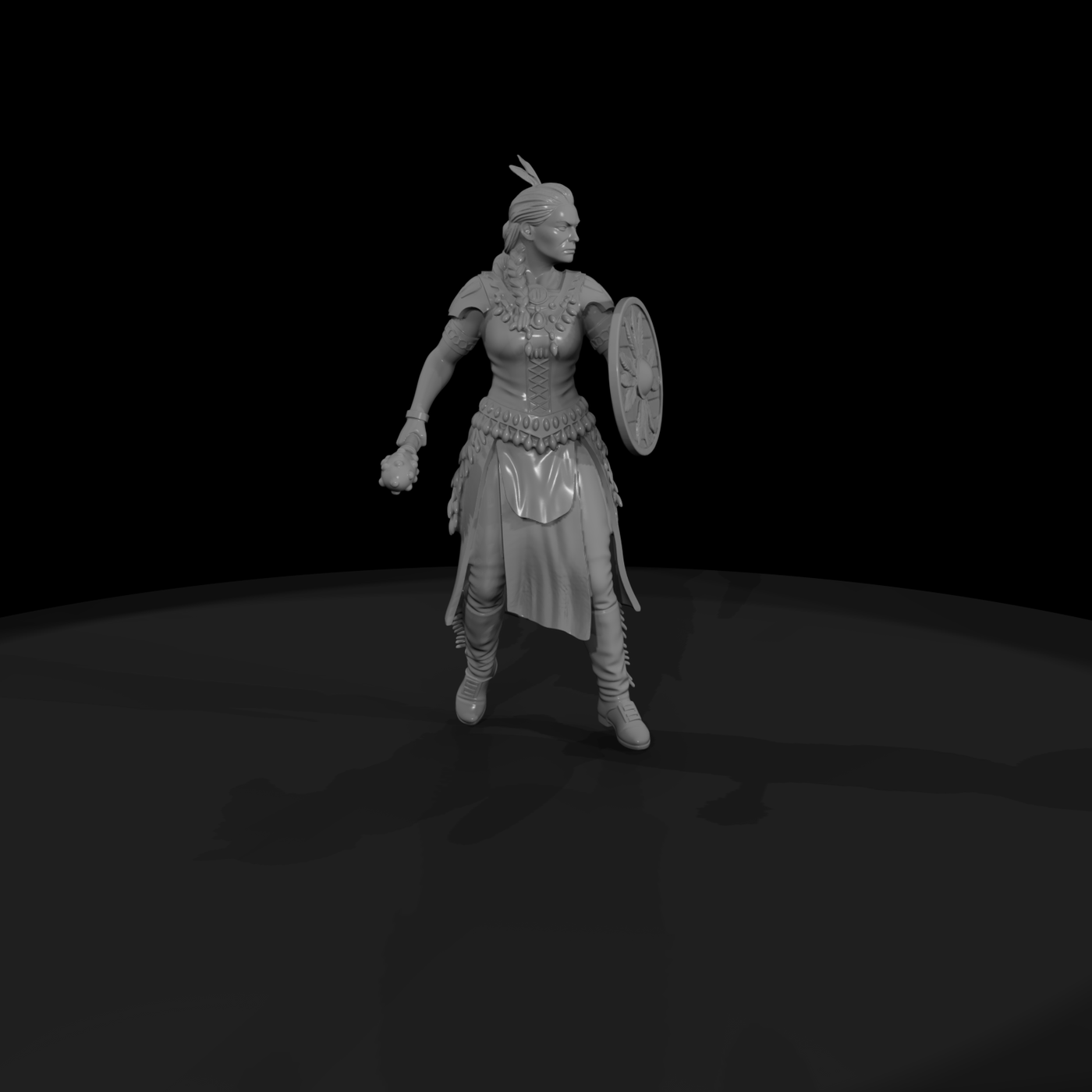 Middle-aged Female Traveler
