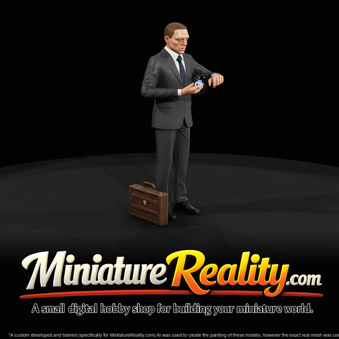 middle aged male businessman