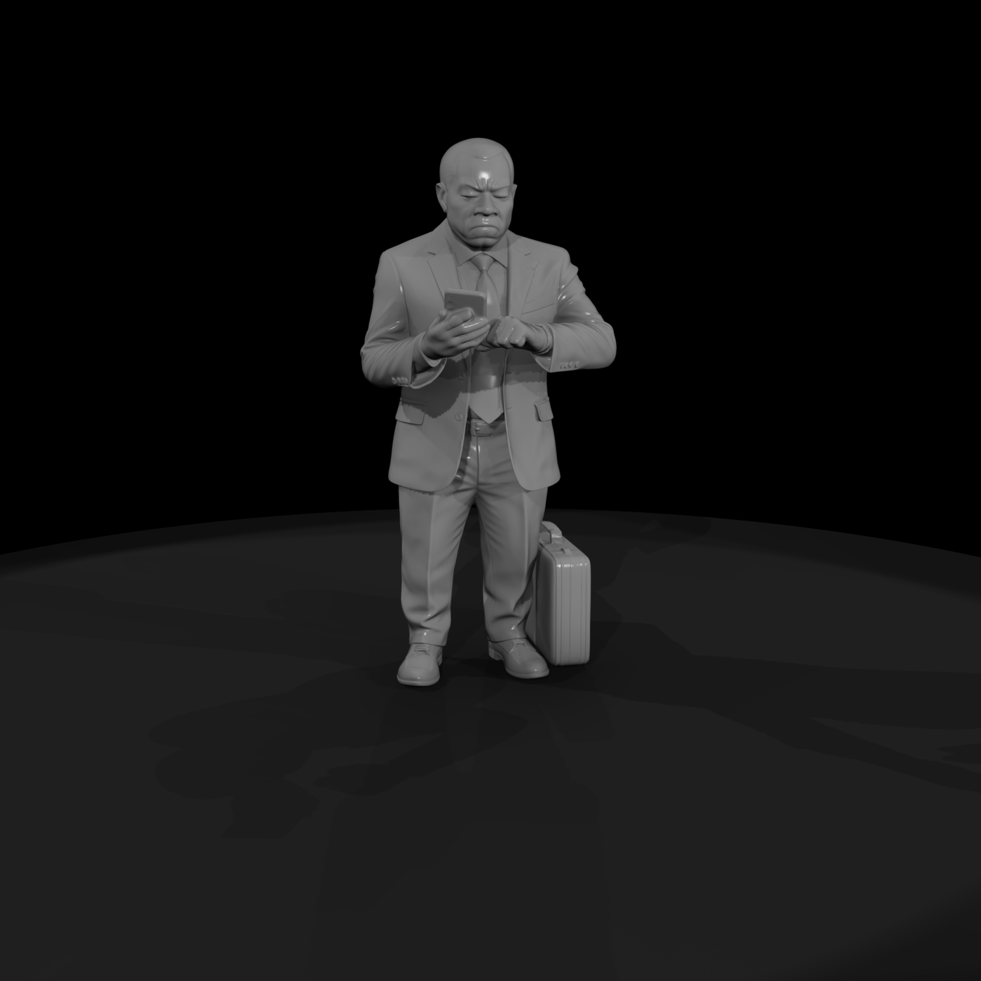 middle aged male businessman