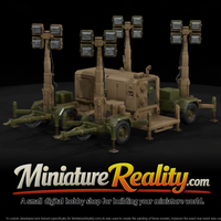 Modern Desert Light Set Array miniature, three-quarter view — thumbnail 1