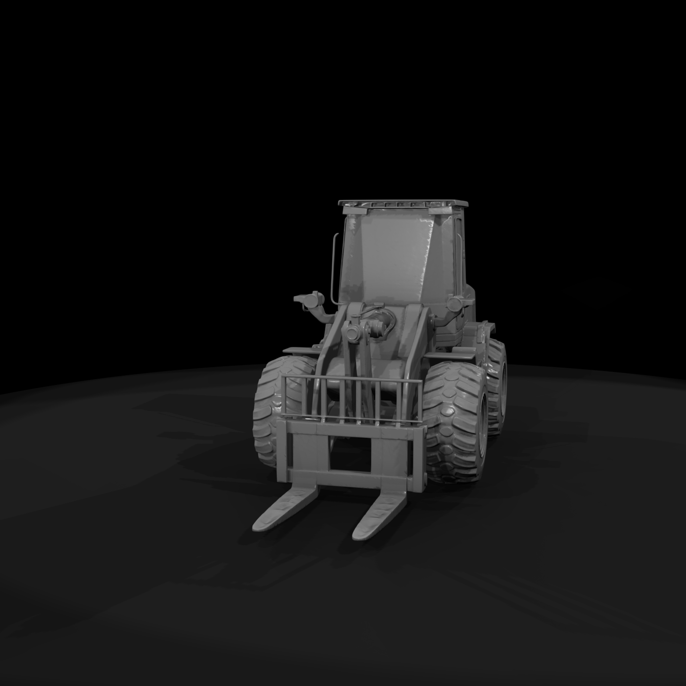 military forklift vehicle