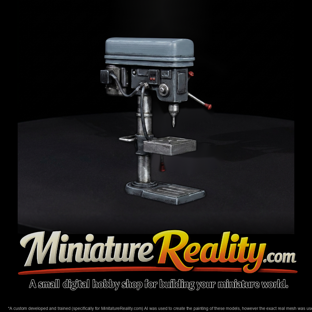 Miniature Bench Drill Press — Workshop Prop