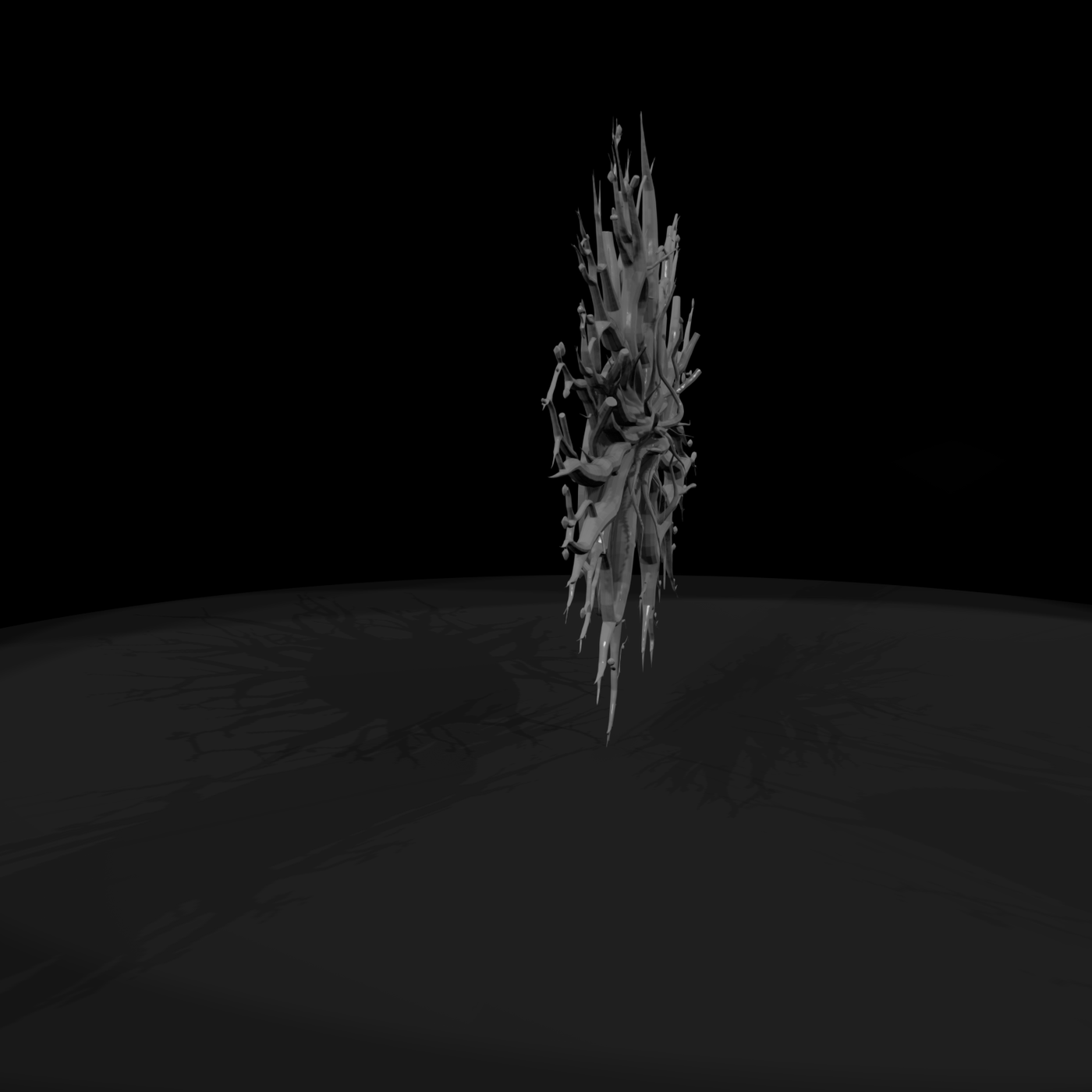 Minimalist Tree Root Wall Sculpture (3D Printable)