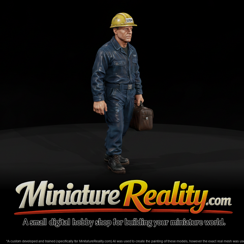 Modern U.S. Navy Corpsman Figure, three-quarter view