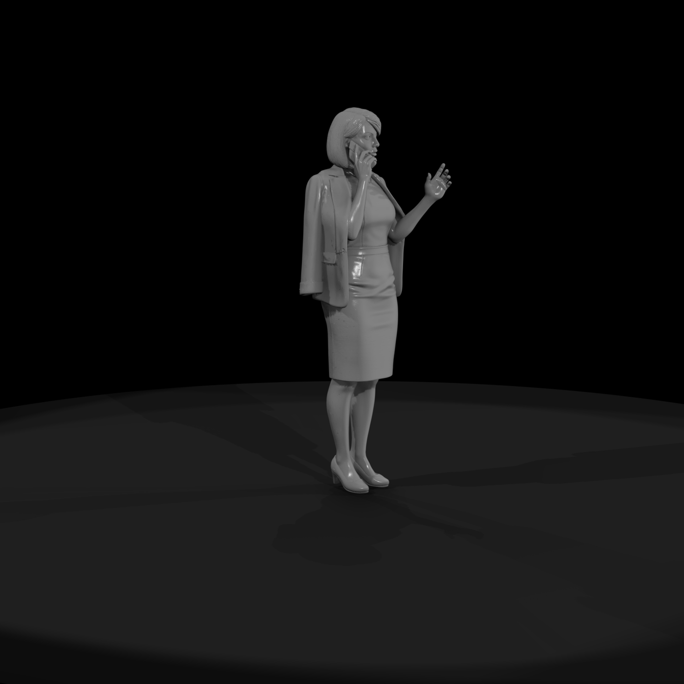 Modern Businesswoman with Smartphone