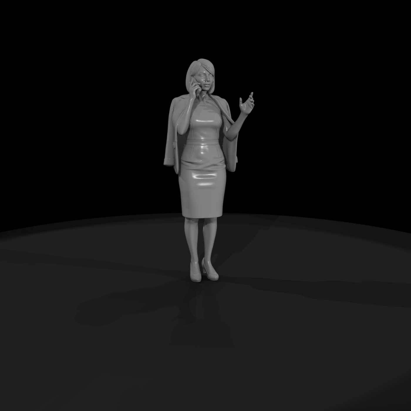 Modern Businesswoman with Smartphone