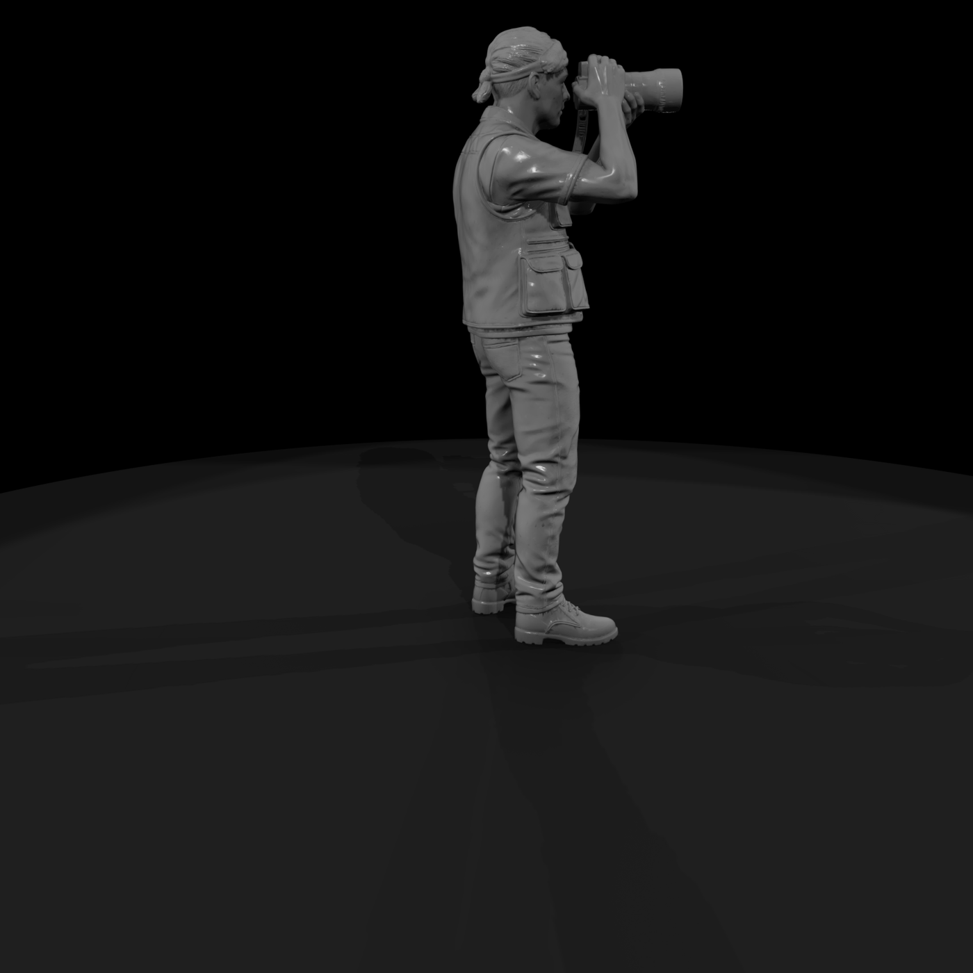 Modern Male Photographer Miniature