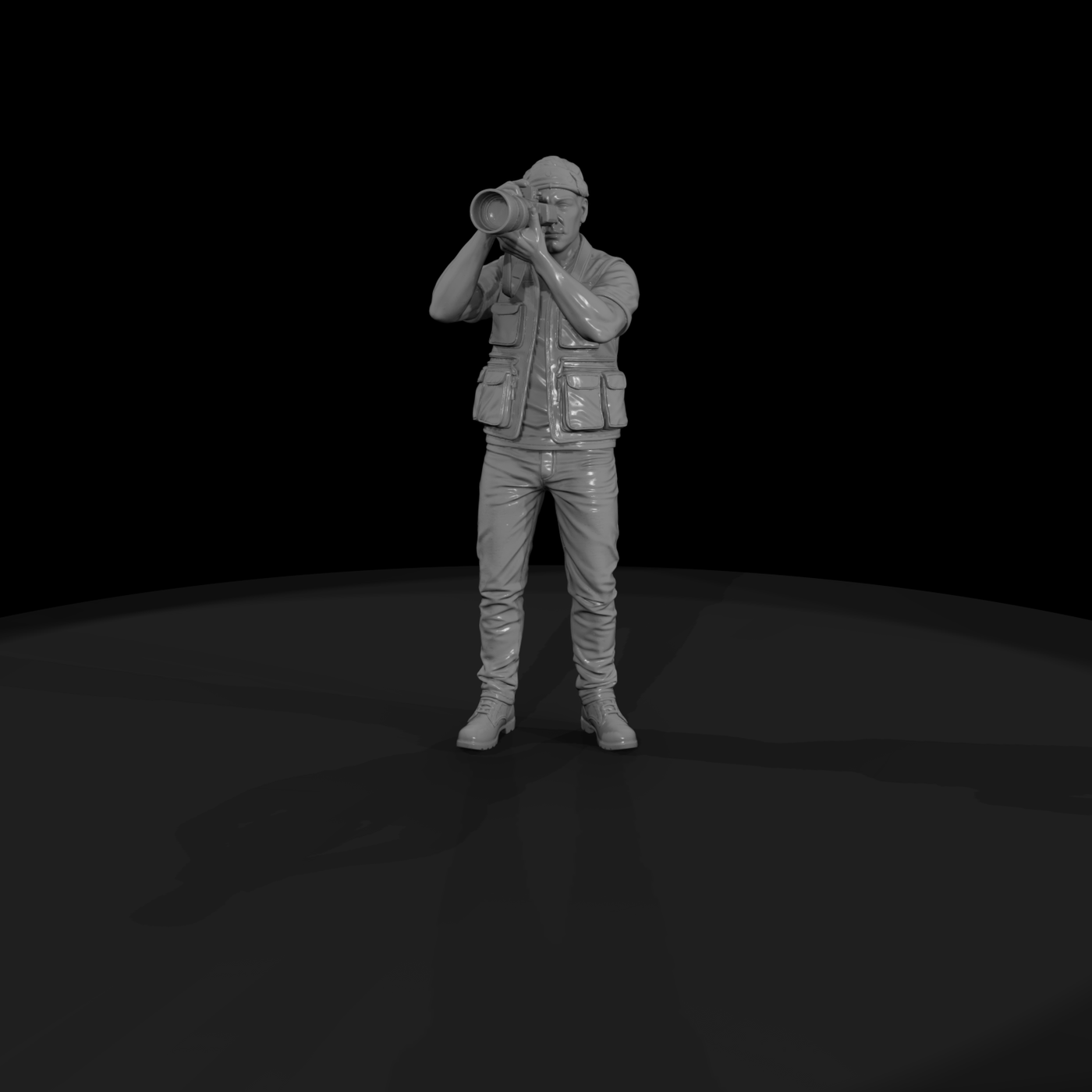 Modern Male Photographer Miniature