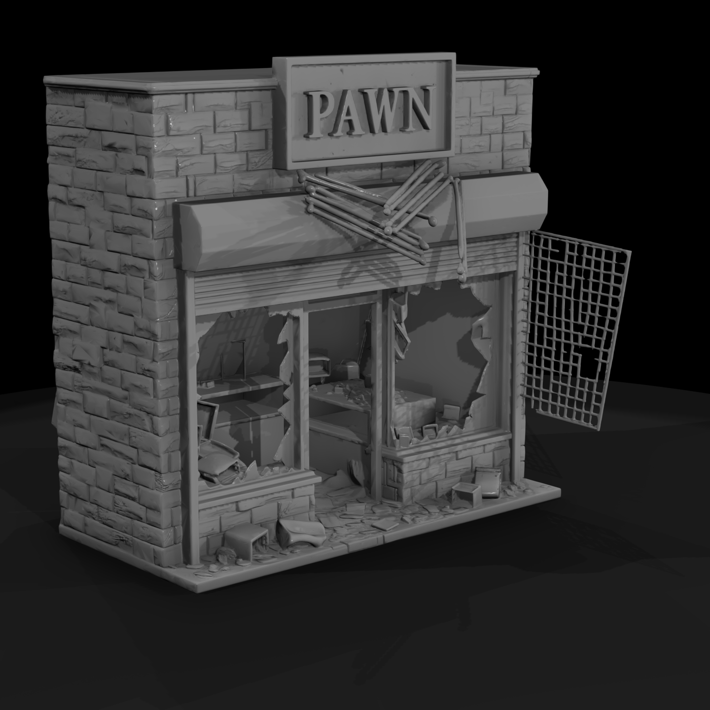 Modern American Storefront Block