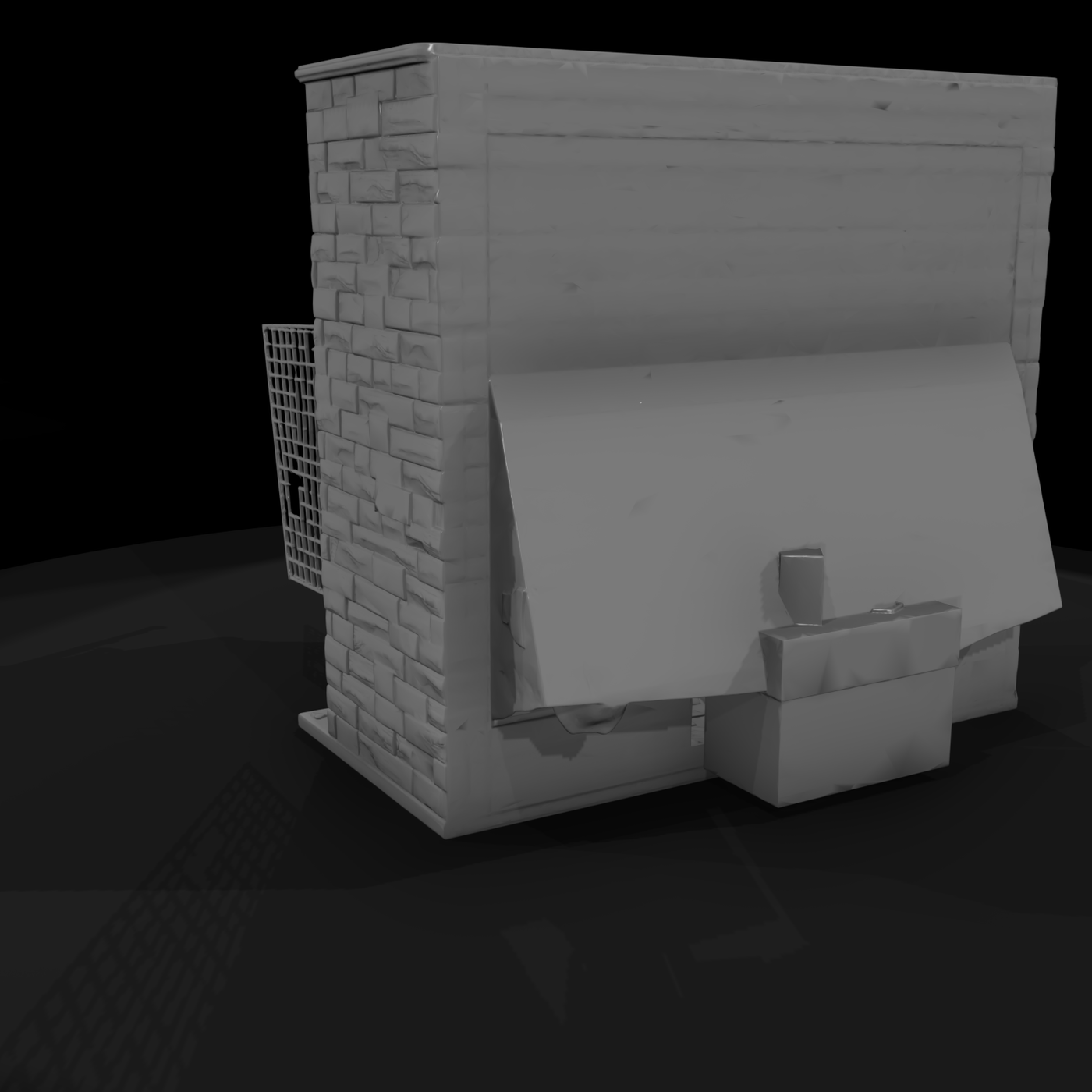 Modern American Storefront Block