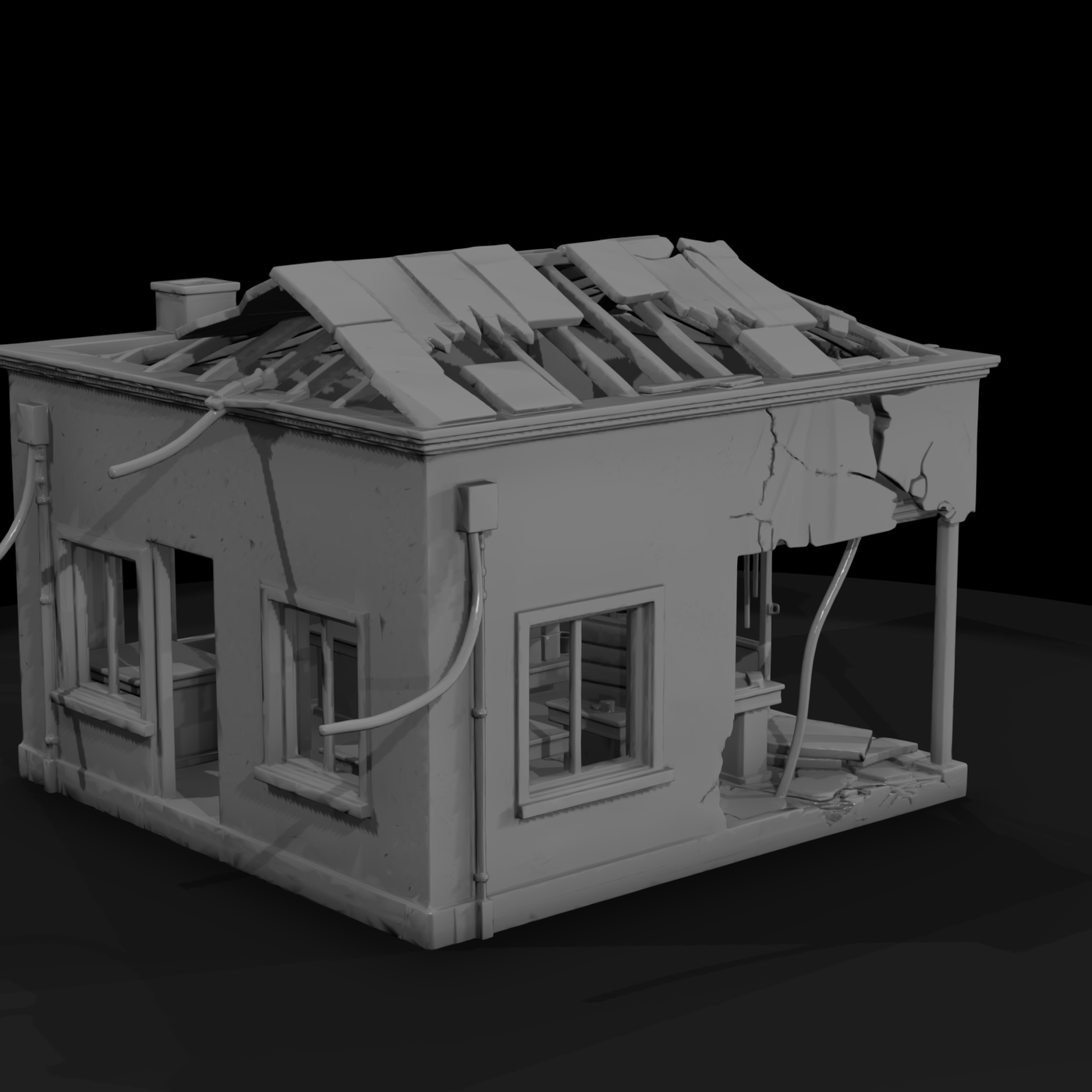 Modern American Storefront Row