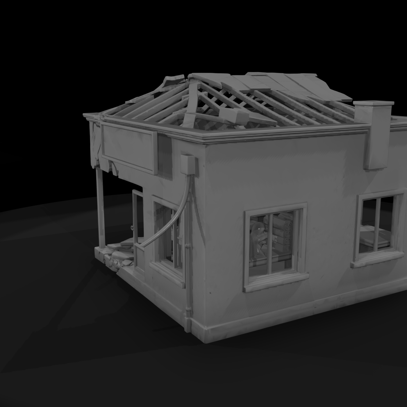 Modern American Storefront Row