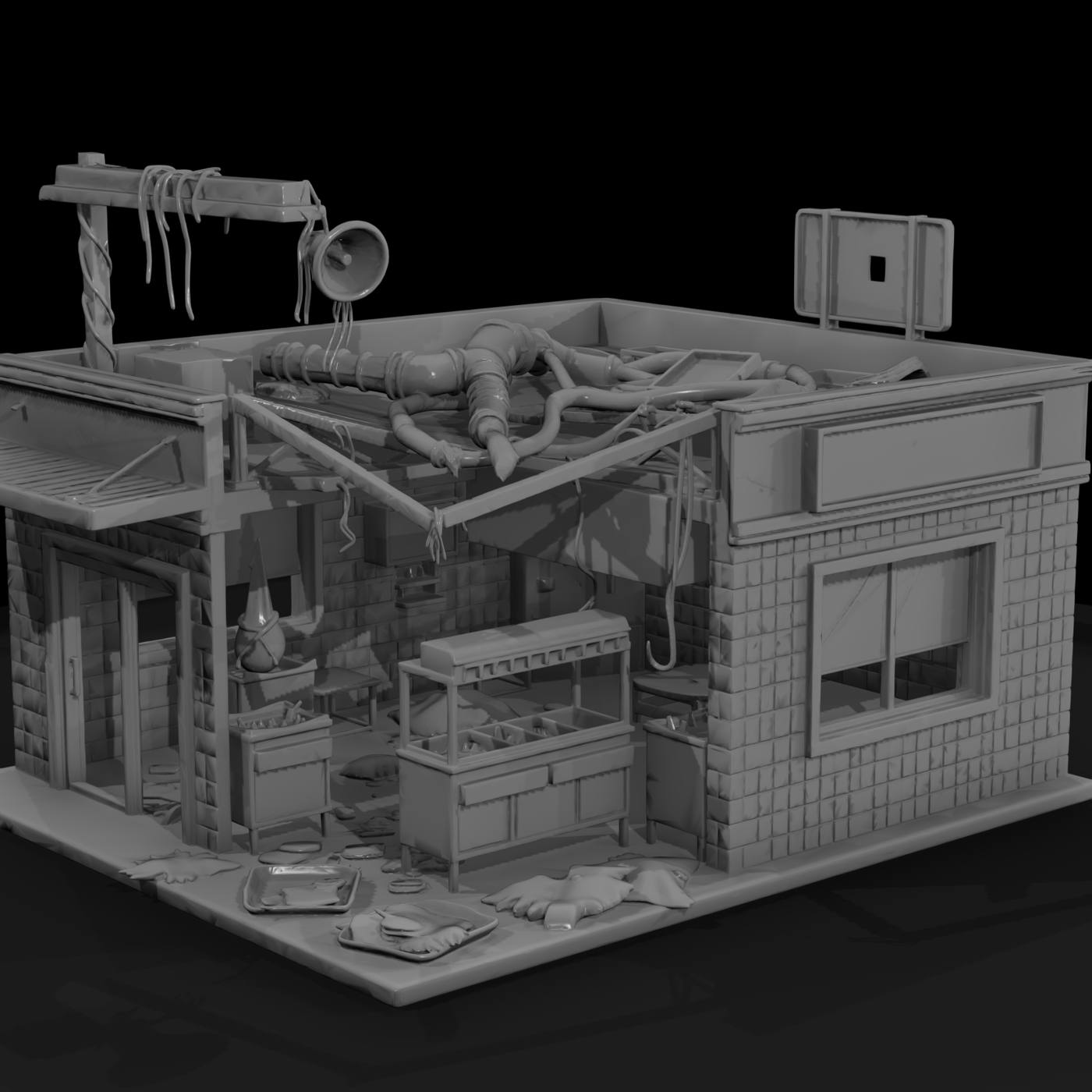 Modern American Storefront Block