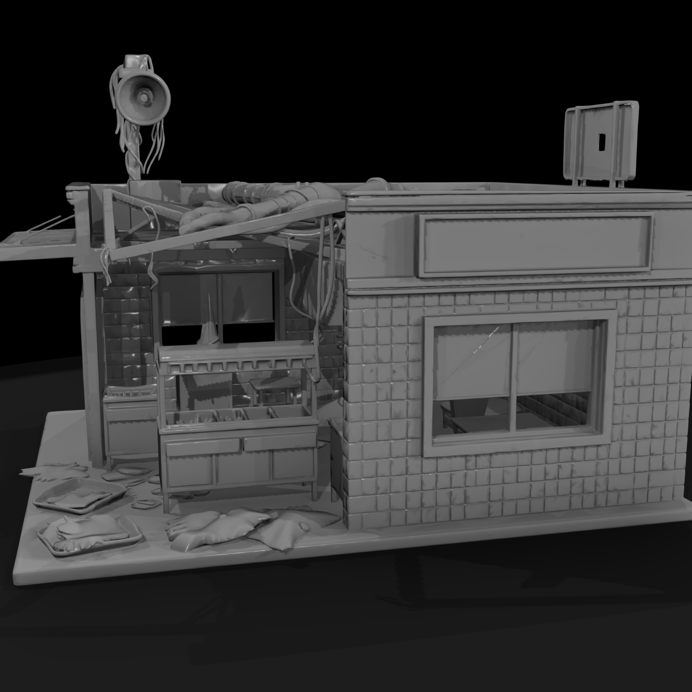 Modern American Storefront Block