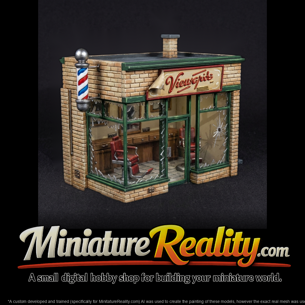 Modern Commercial Storefront Block