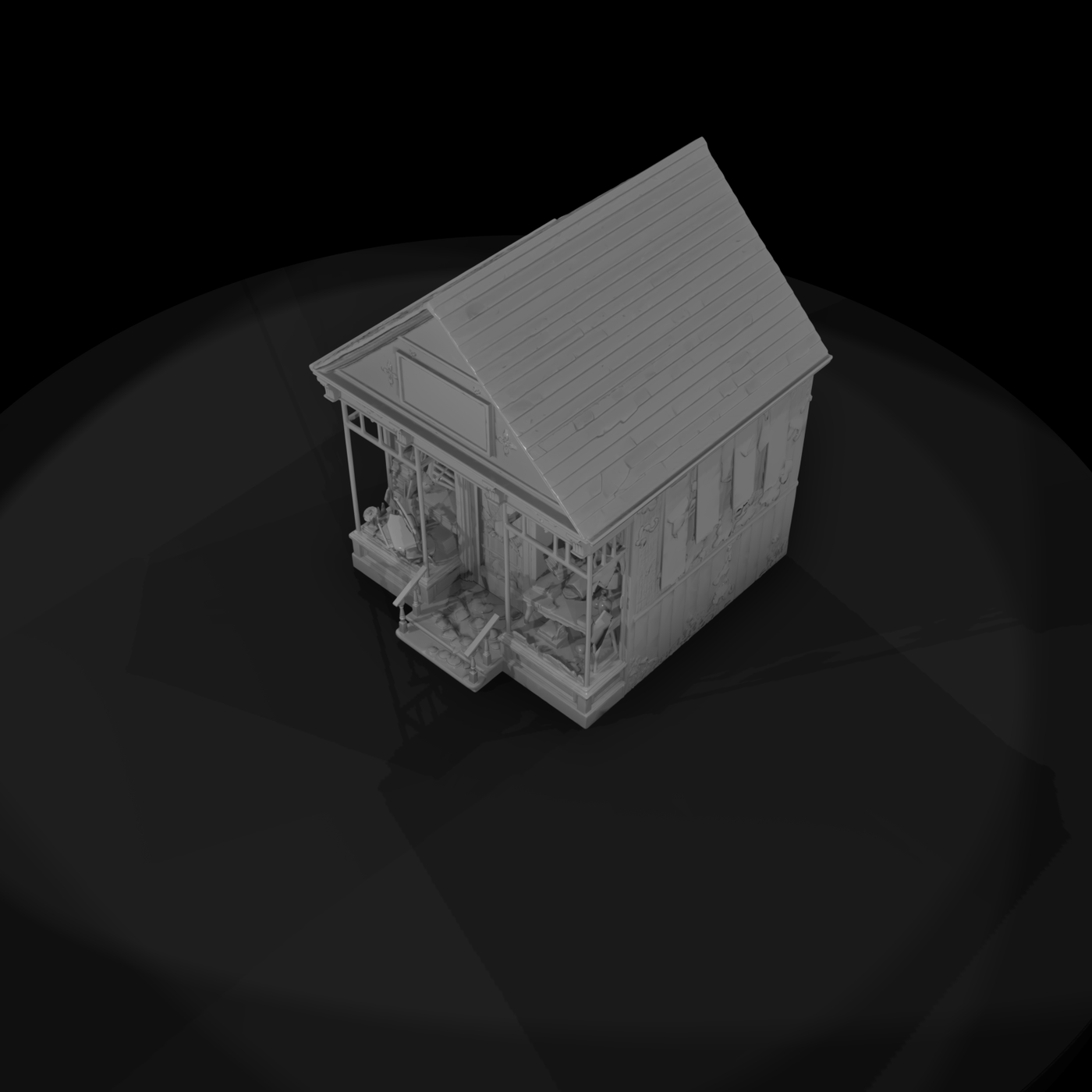 Modern Commercial Storefront Row