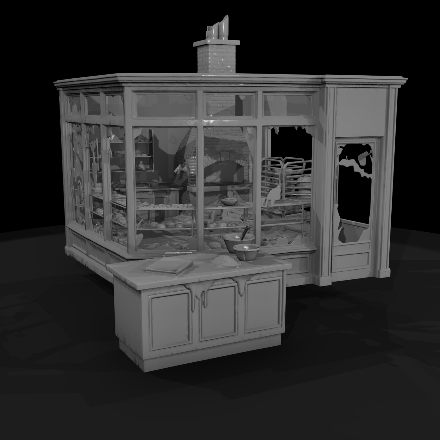 Modern Commercial Storefronts Block