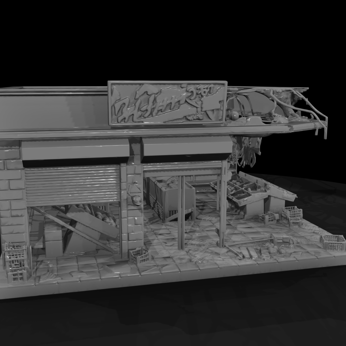 Modern Storefront Row