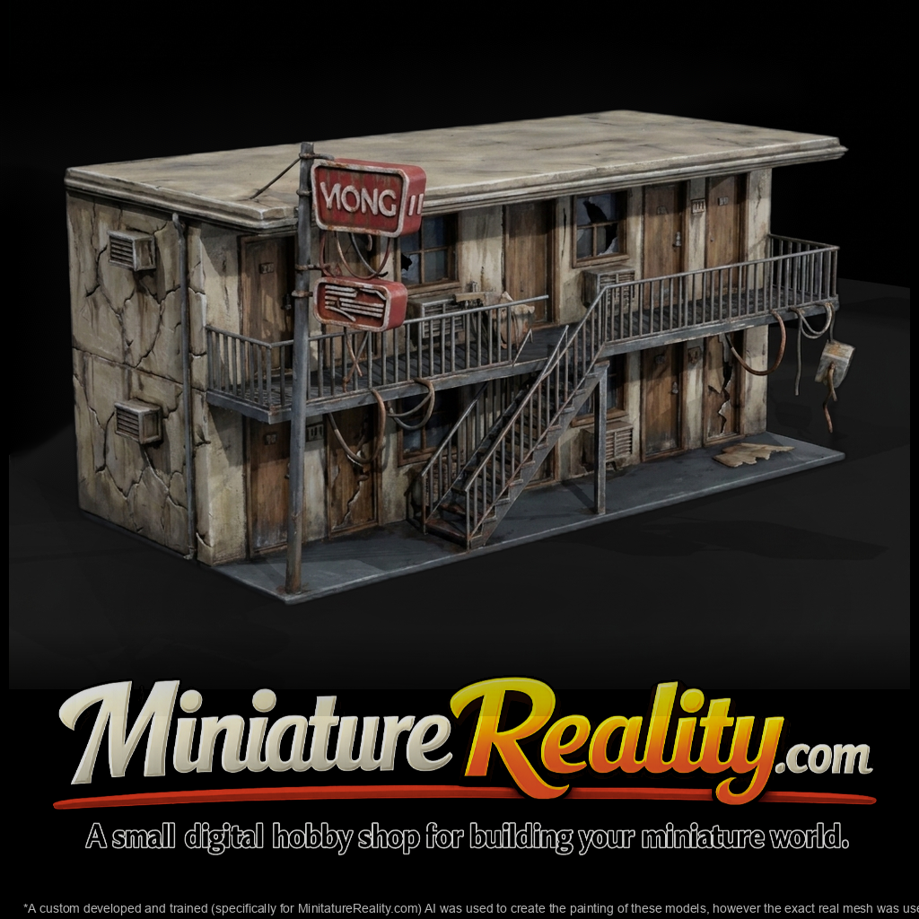 Modern Storefront Facade Row